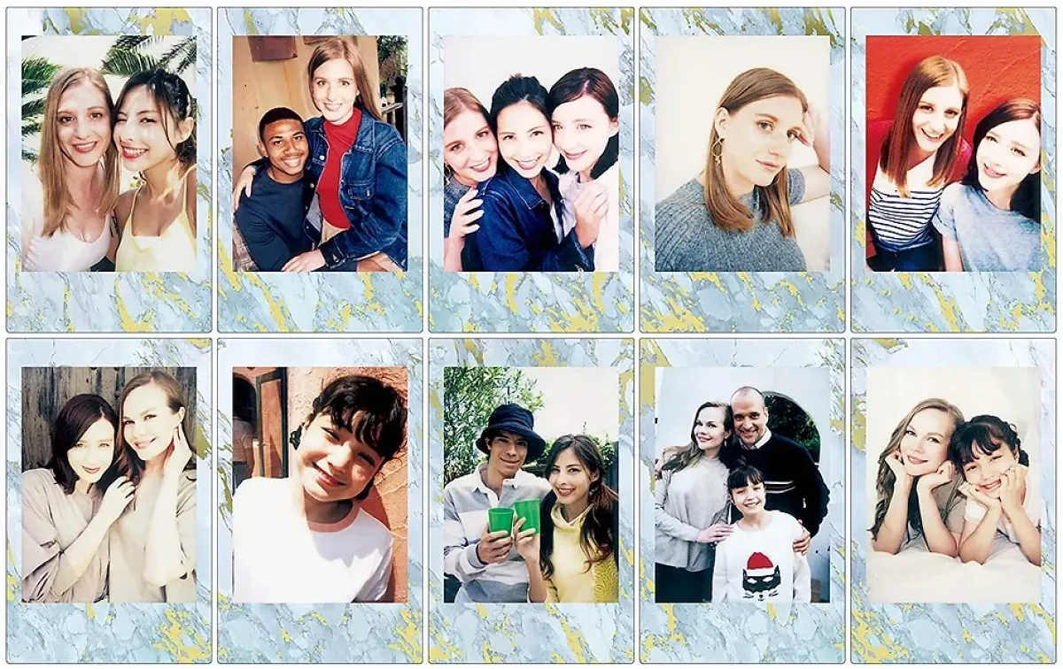 Fujifilm Instax Mini Instant Film - Blue Marble