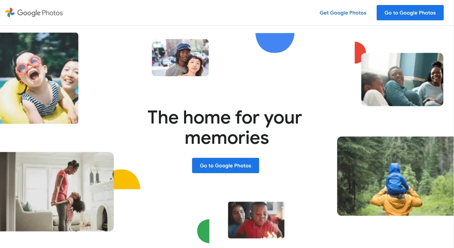 Google Photos Website