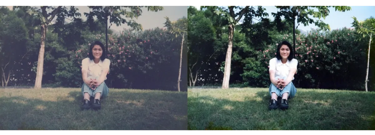 相片數碼化效果